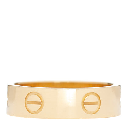 Cartier 18K Yellow Gold 5.5mm LOVE Ring 56 7.5 3 of 5