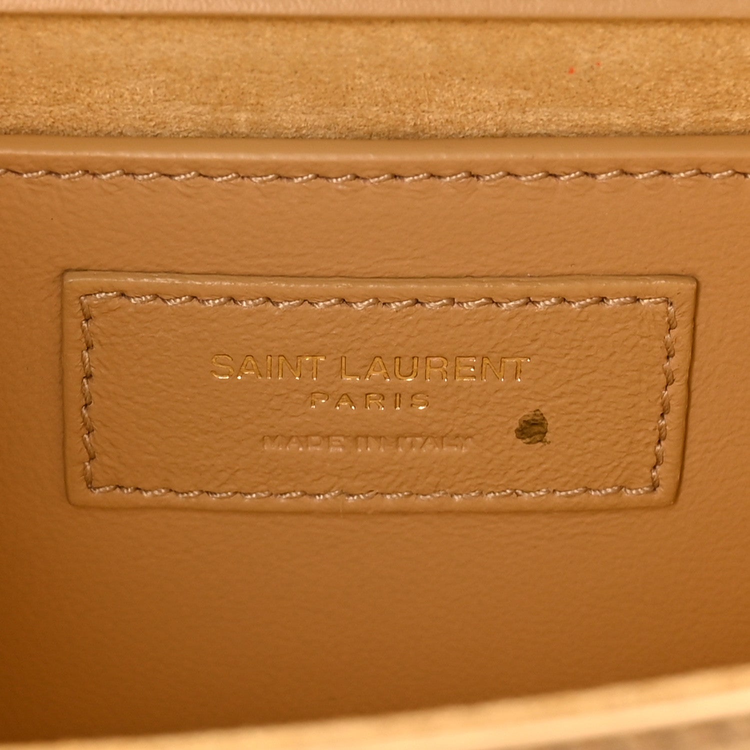 Saint Laurent Metallic Calfskin Small Classic Monogram Kate Tassel