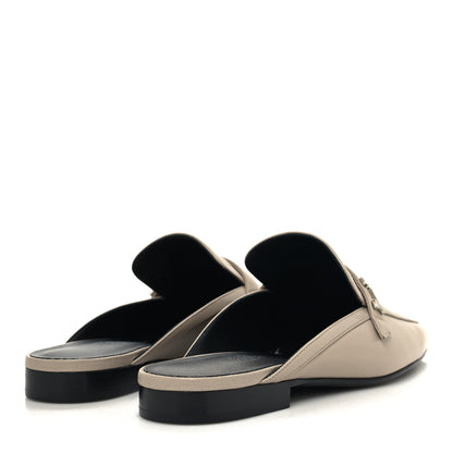 Hermes Goatskin Groupie Mules 39 Beige Mastic 5 of 9