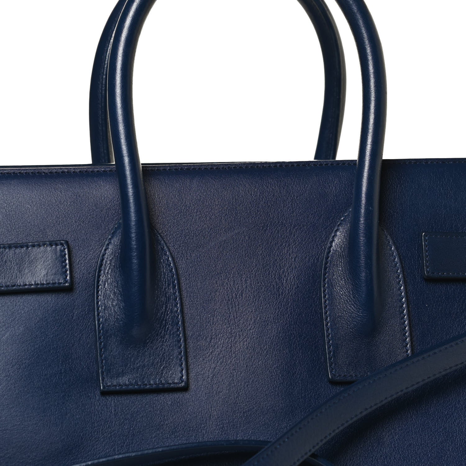 Saint Laurent Calfskin Small Sac De Jour New Marine 14 of 15