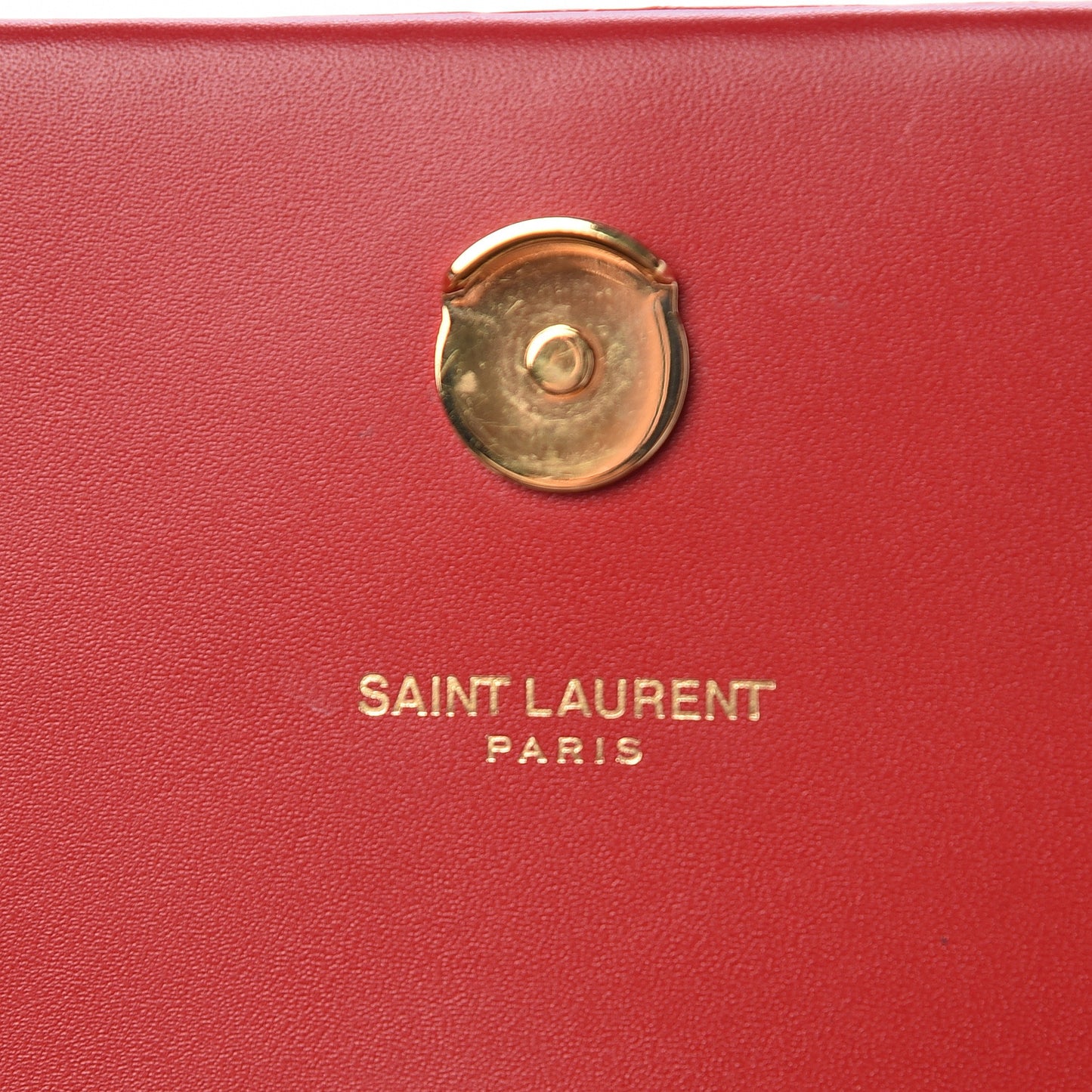 Smooth Calfskin Medium Classic Monogram Kate Tassel Satchel New Red