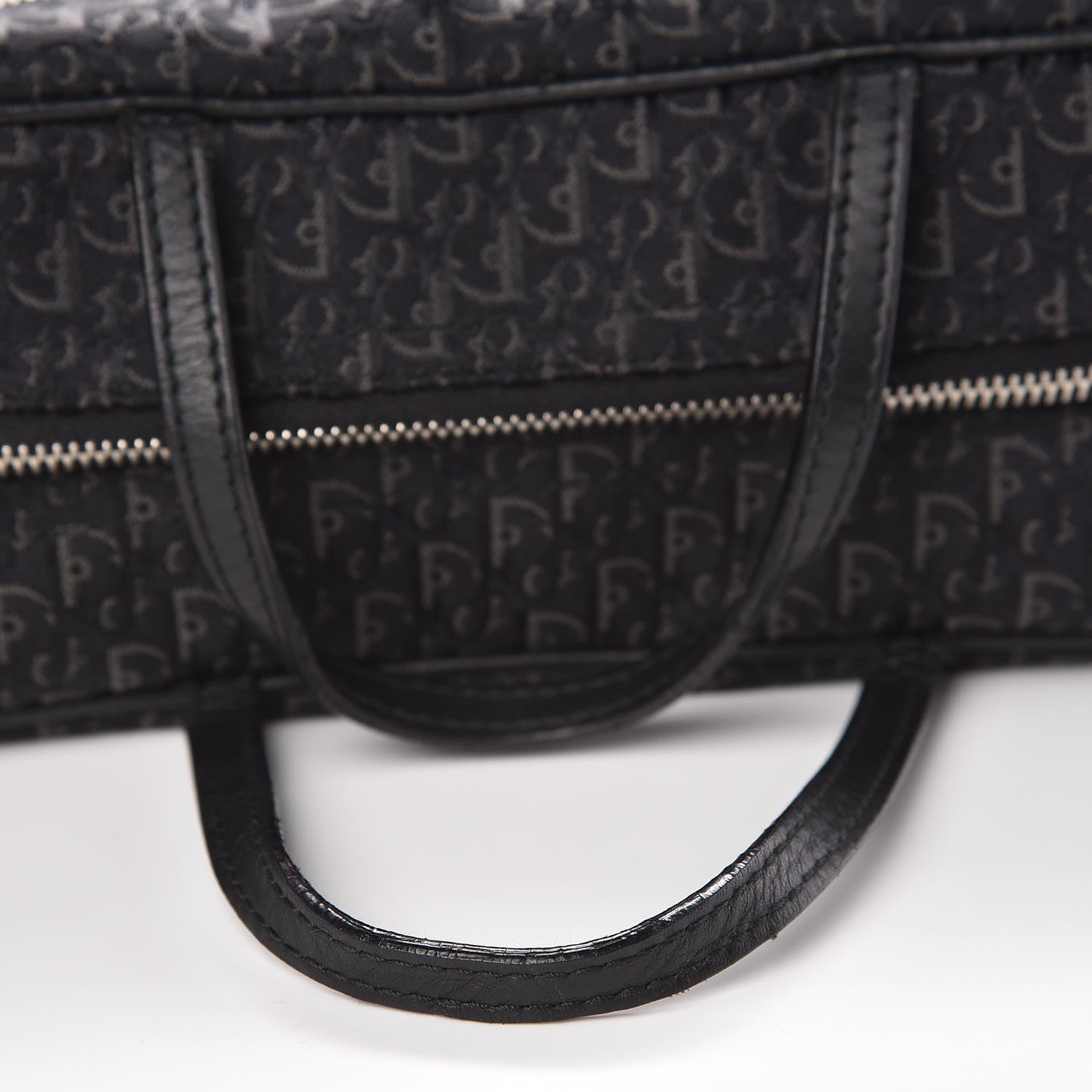 Christian Dior Monogram Canvas Travel Pouch Navy Blue 10 of 11