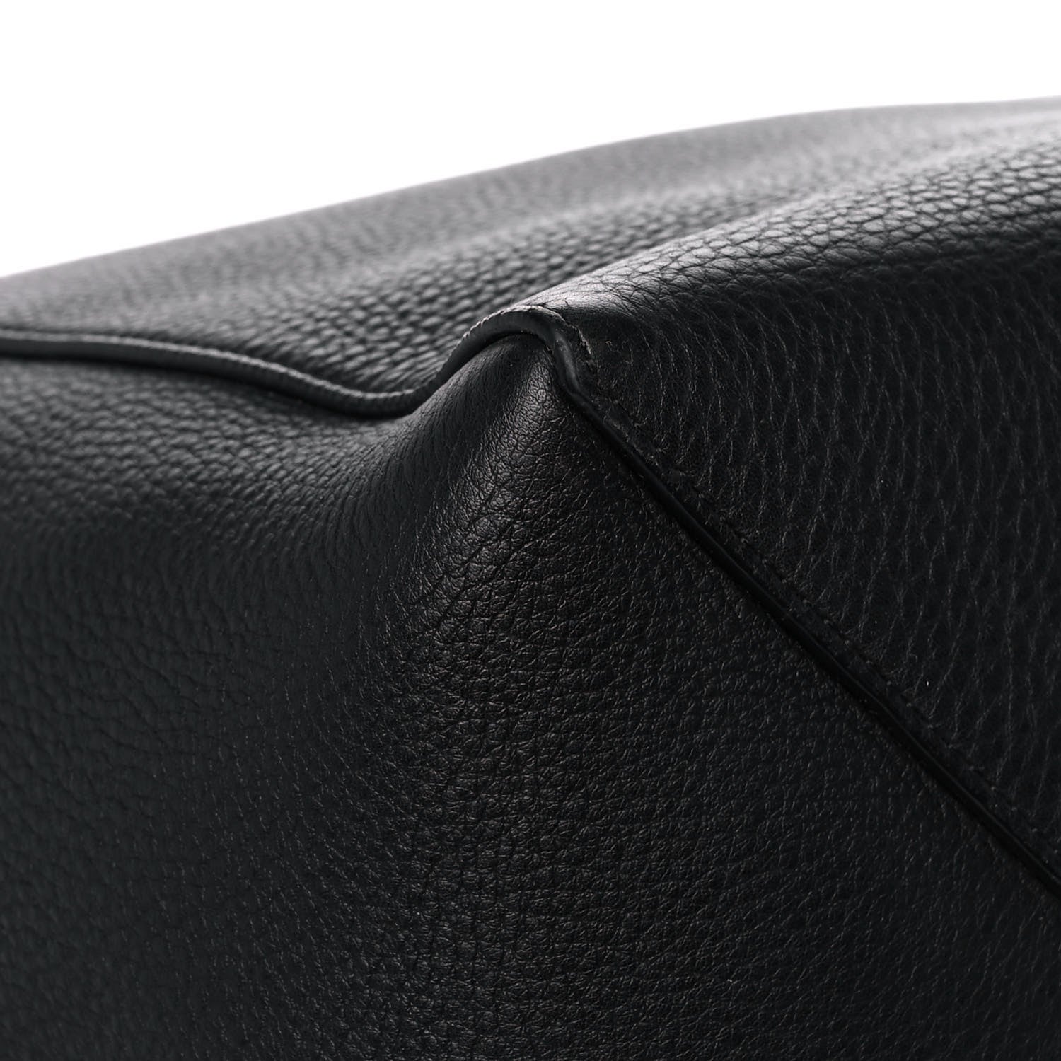 Celine Grained Calfskin Medium Horizontal Cabas Phantom Black 11 of 19