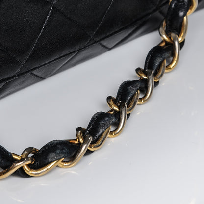 Chanel Lambskin Quilted XL Jumbo Single Flap Black 9 of 10