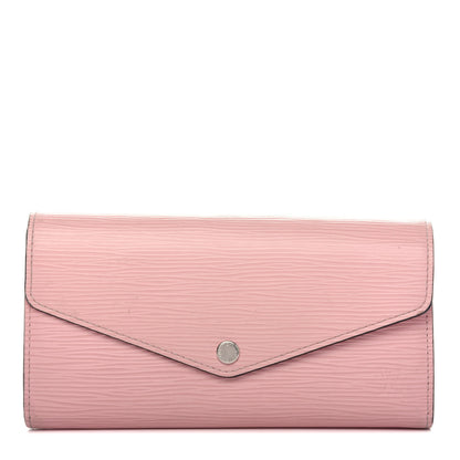 Louis Vuitton Epi Sarah Wallet NM Rose Ballerine 1 of 8