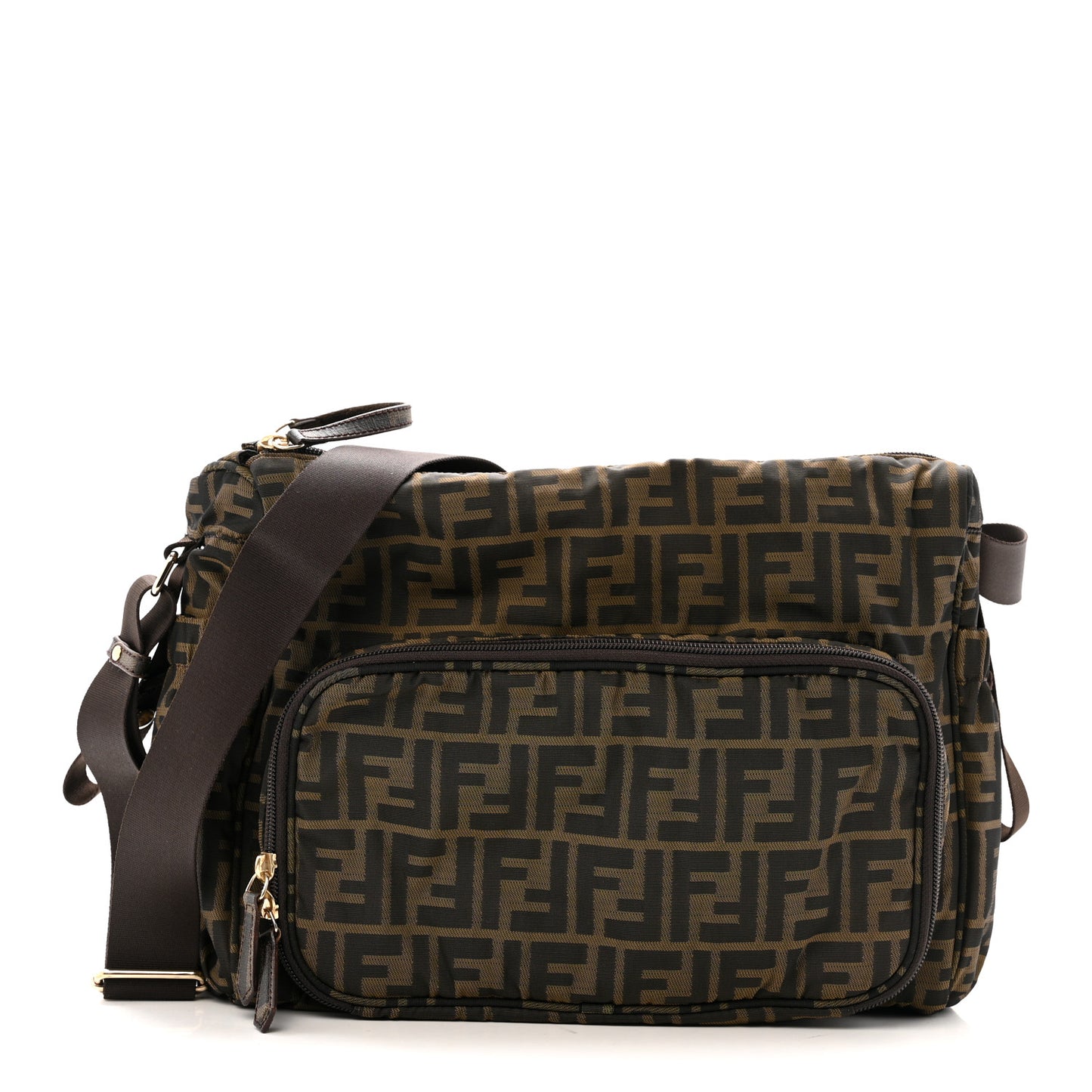 Nylon Zucca Diaper Bag Tobacco