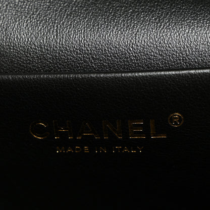 Chanel Tweed Mixed Fibers Leopard Print Small Souplissimo Maxi Flap Brown Black White 6 of 10