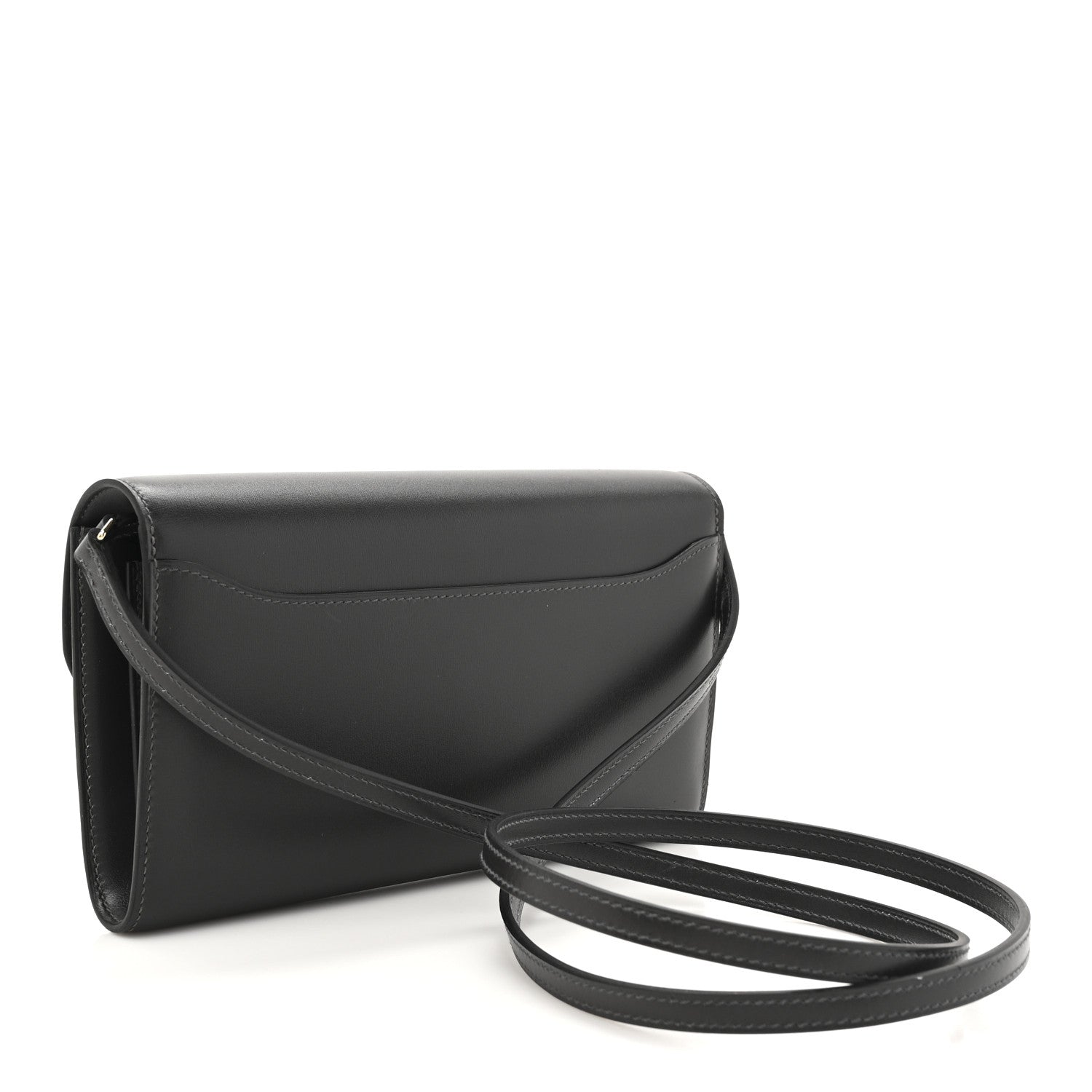 Hermes Box Shiny Alligator Constance Wallet To Go Graphite 4 of 23