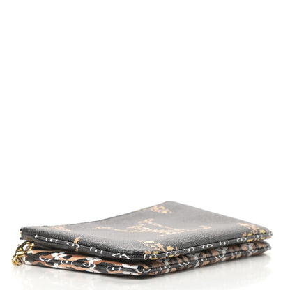 Louis Vuitton Monogram Giant Jungle Pochette Double Zip Black 4 of 12
