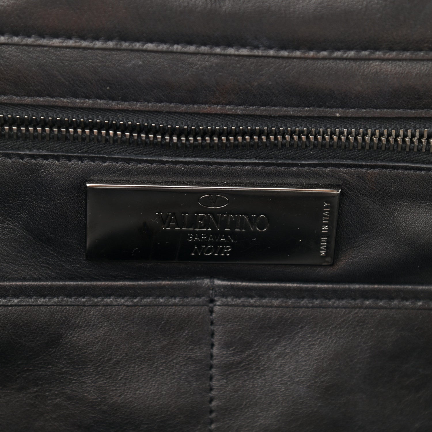 Valentino Garavani Vitello Medium Rockstud Tote Black 6 of 12