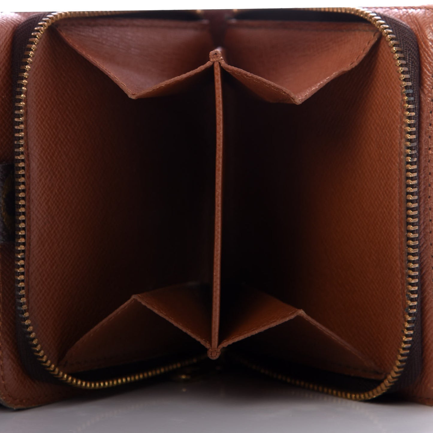 Monogram Compact Zippe Zipped Wallet