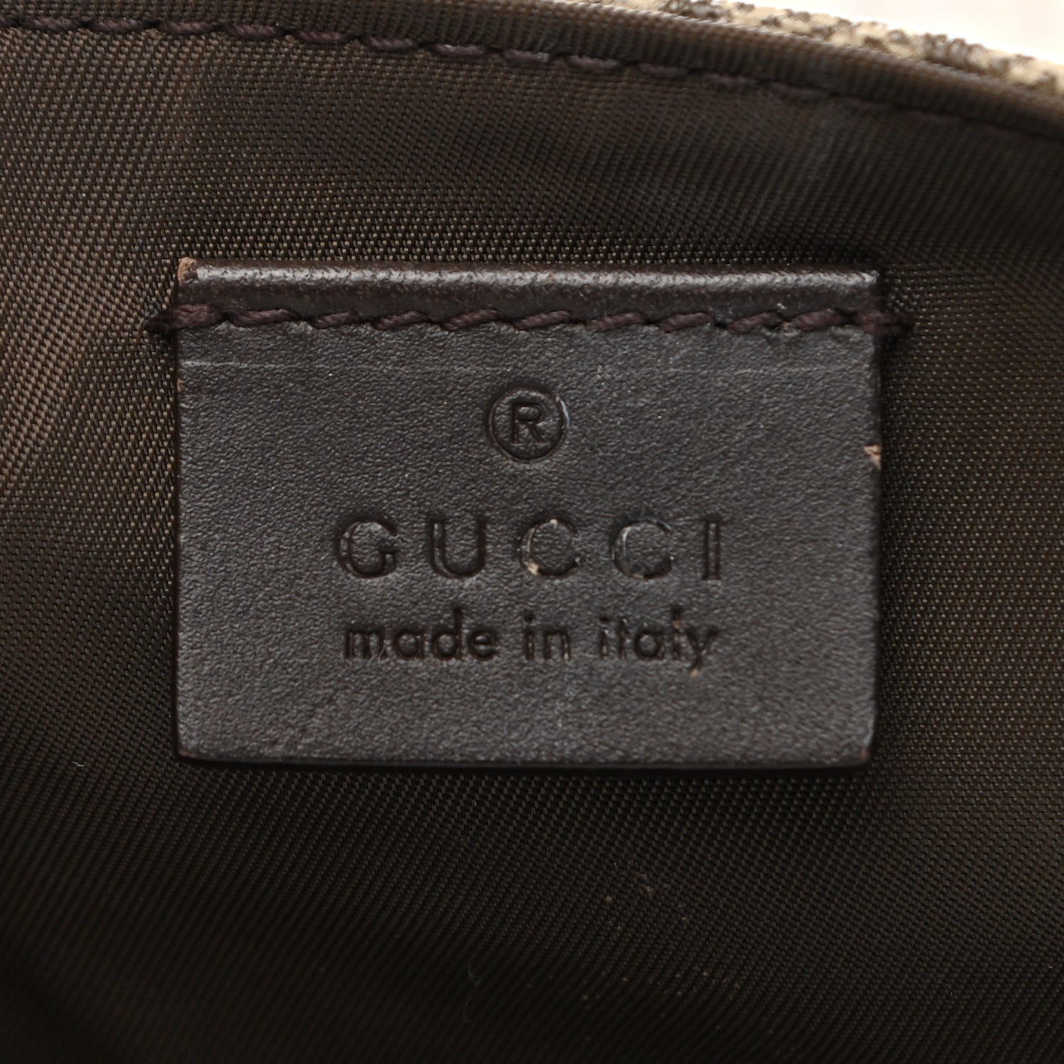 Gucci GG Plus Monogram Messenger Diaper Bag Dark Brown 7 of 14