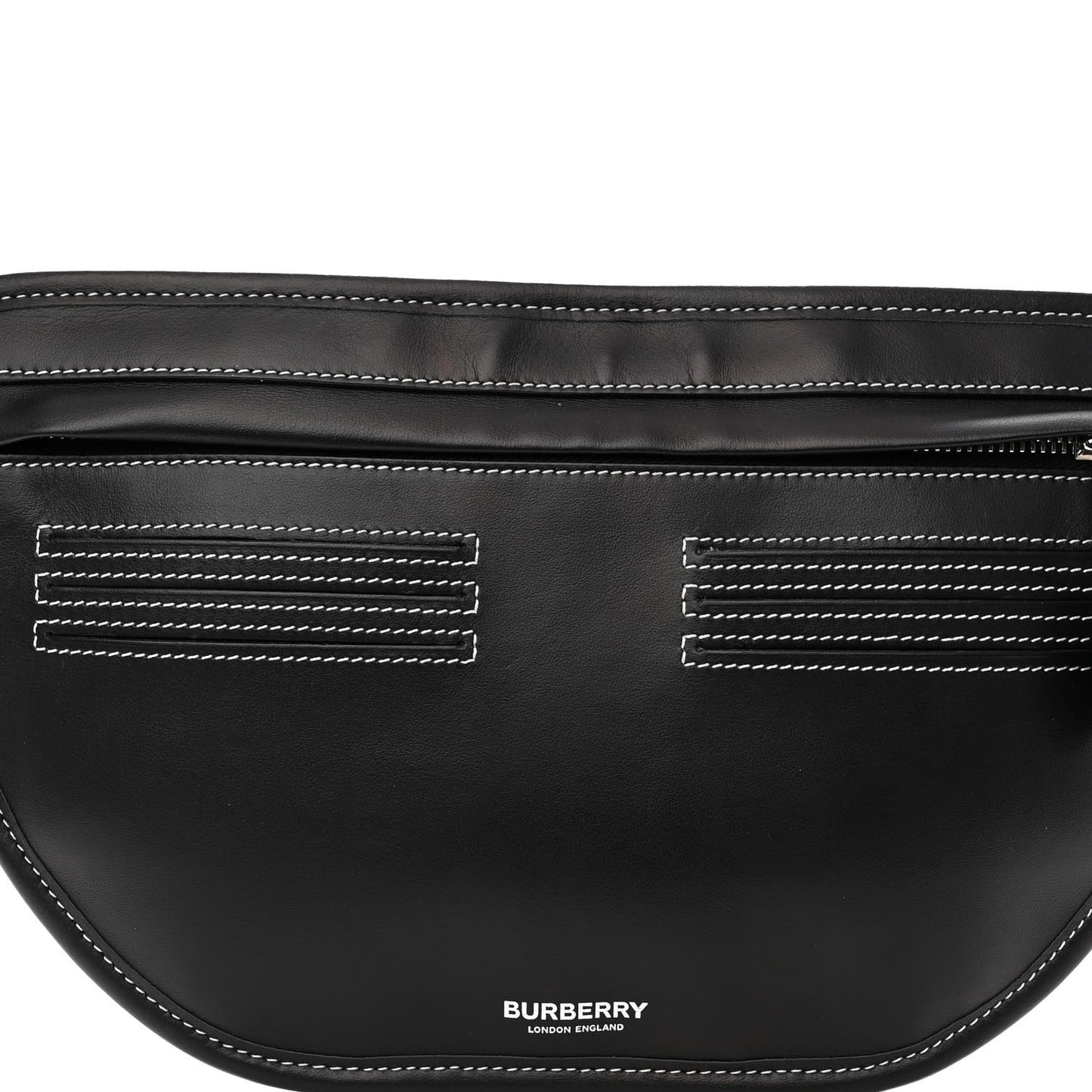 Smooth Calfskin Brummell Bum Bag Black