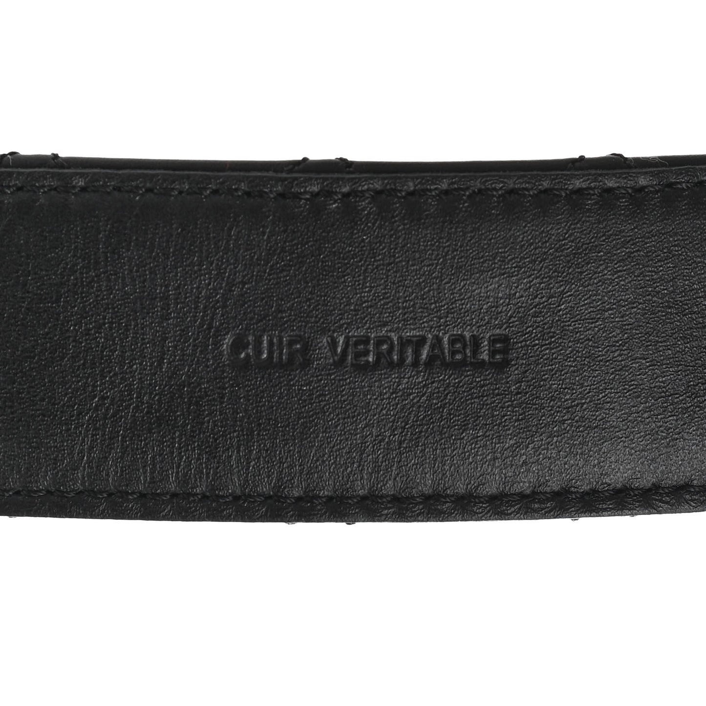 Lambskin Quilted CC Chain Belt 90 36 Black