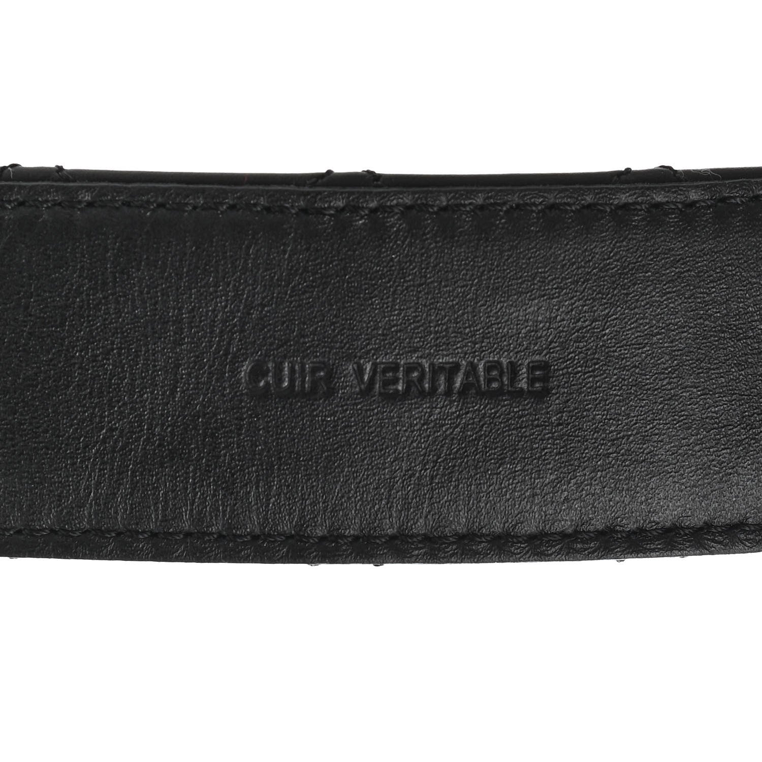 Chanel Lambskin Quilted CC Chain Belt 90 36 Black 4 of 6