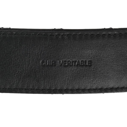 Chanel Lambskin Quilted CC Chain Belt 90 36 Black 4 of 6