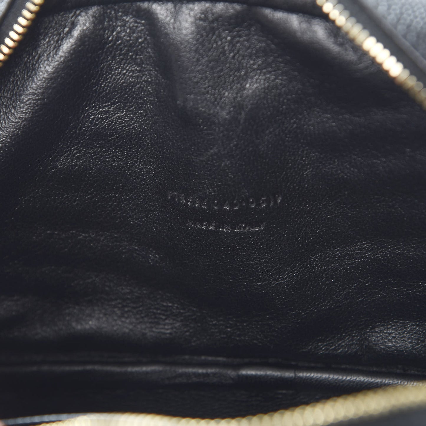 Grain De Poudre Matelasse Monogram Mini Lou Camera Bag Black