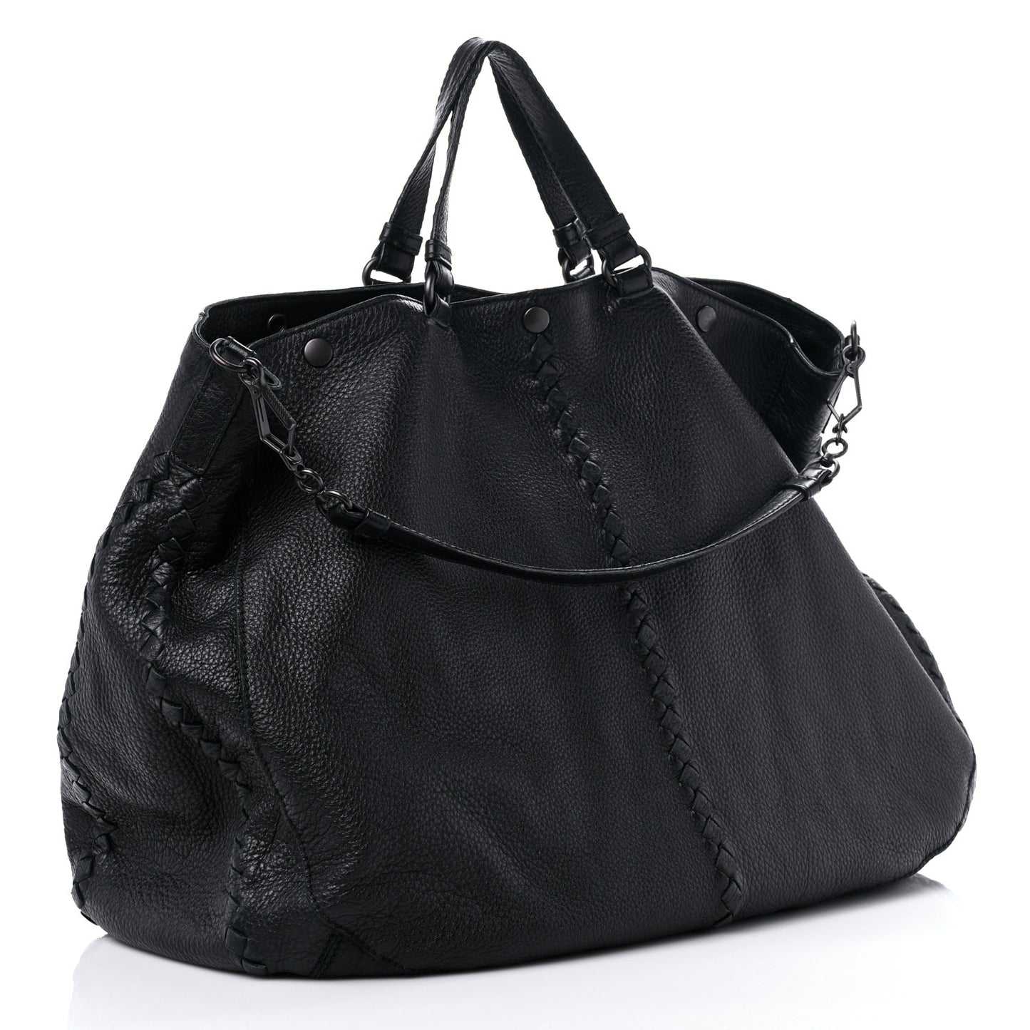 Cervo Deerskin Tote Black