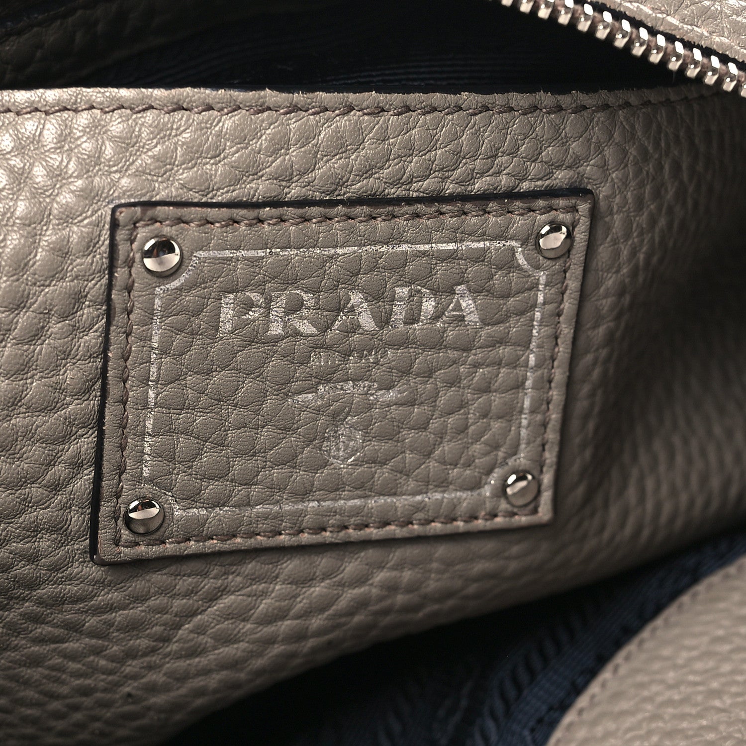 Prada Vitello Daino Tote Argilla 6 of 10