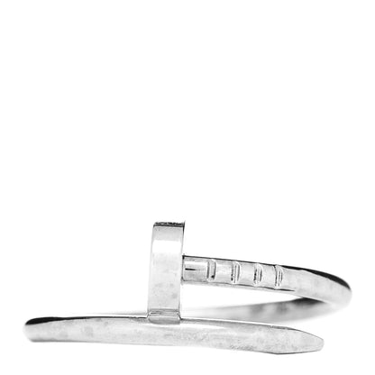 Cartier 18K White Gold Small Juste Un Clou Ring 51 5.75 1 of 4