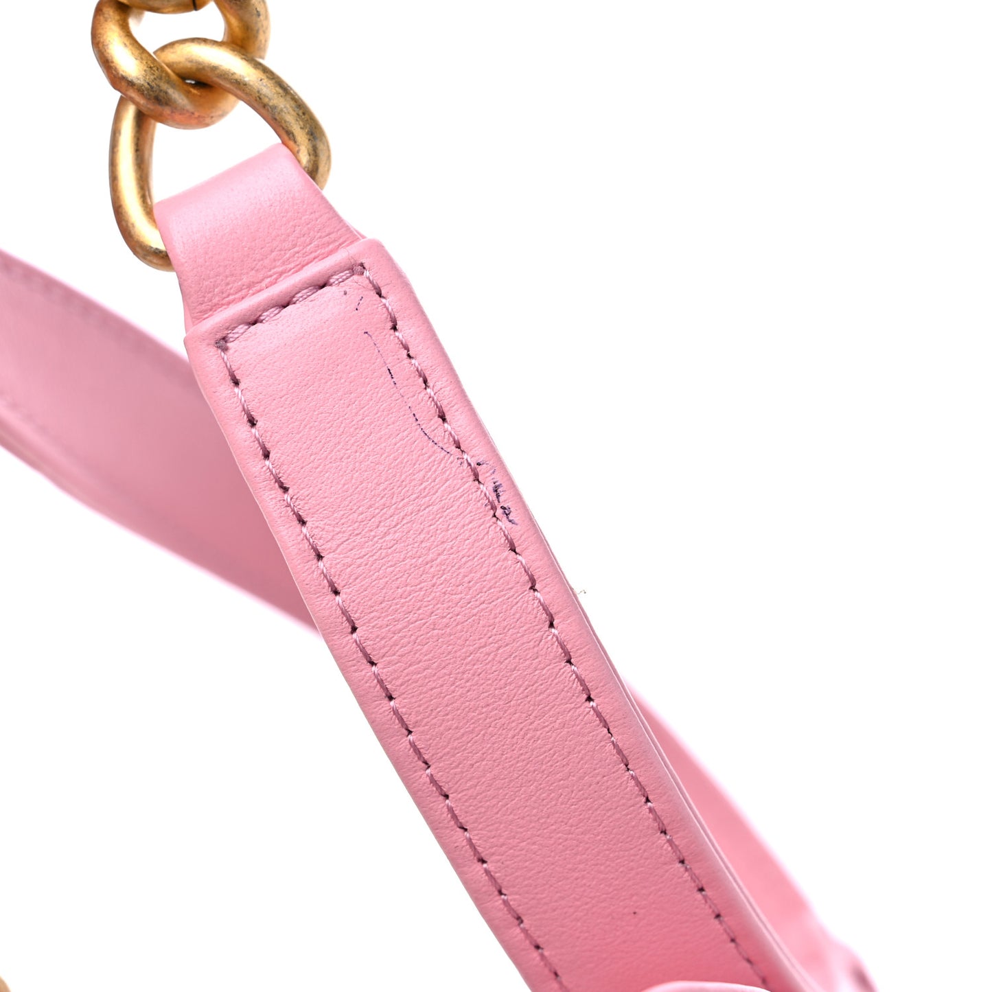 Calfskin Quilted Small Boy Flap Light Pink