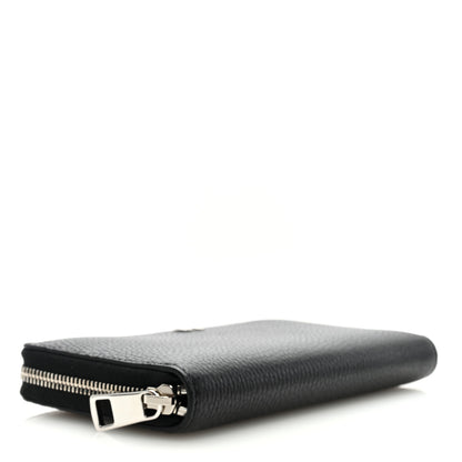 Gucci Pebbled Calfskin Dorian Zip Around Wallet Black 4 of 6