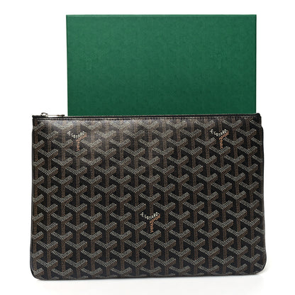 Goyard Goyardine Senat Pochette MM Black 11 of 11