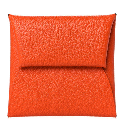 Hermes Chevre Mysore Bastia Coin Purse Feu 1 of 7