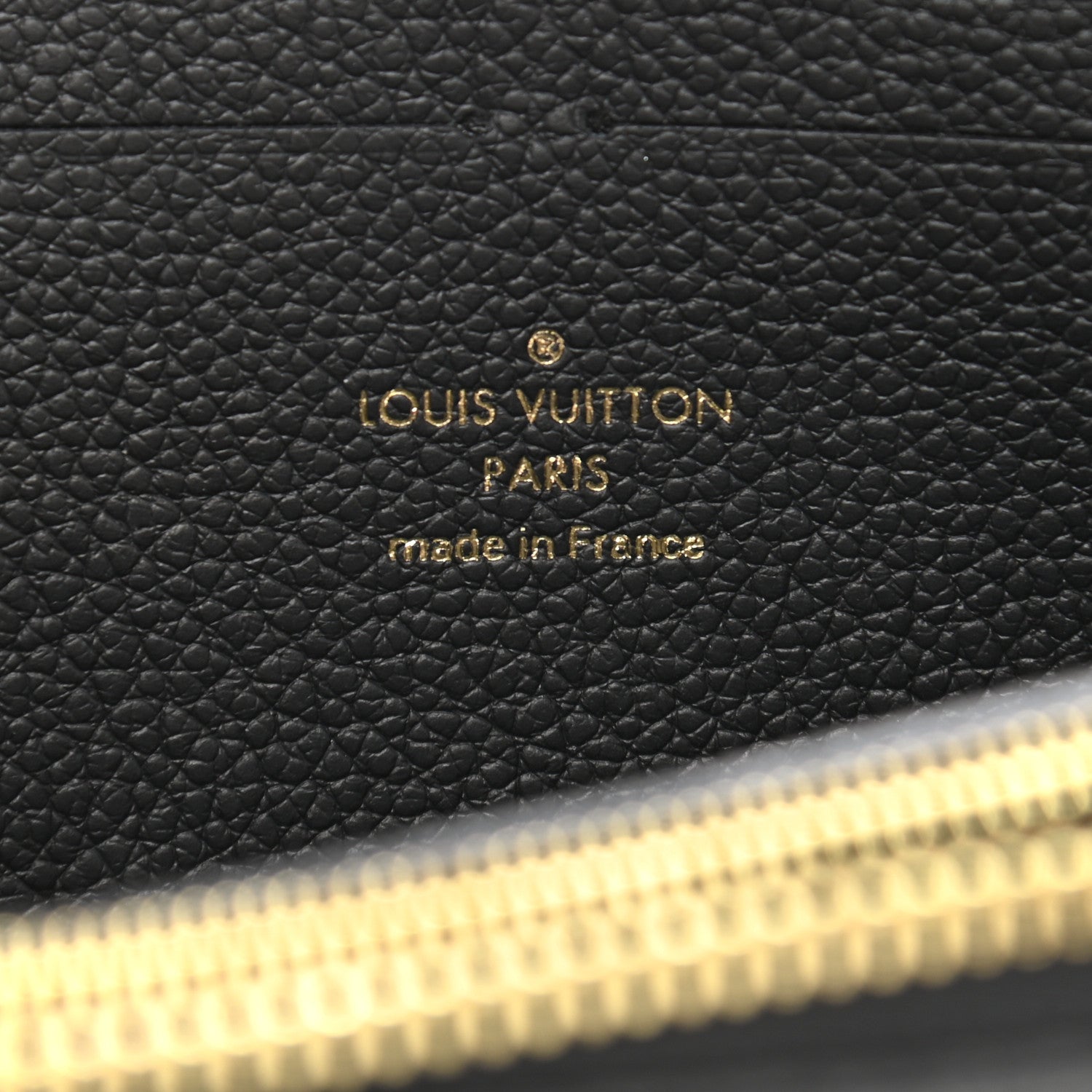 Louis Vuitton Empreinte Clemence Wallet Black 6 of 6
