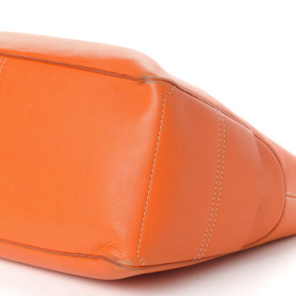 Celine Calfskin Boogie Satchel Orange 7 of 13