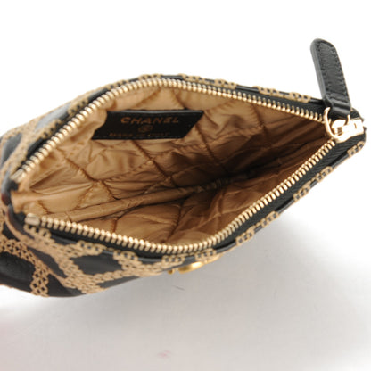 Chanel Lambskin Stitched Small Cosmetic Case Black 5 of 7