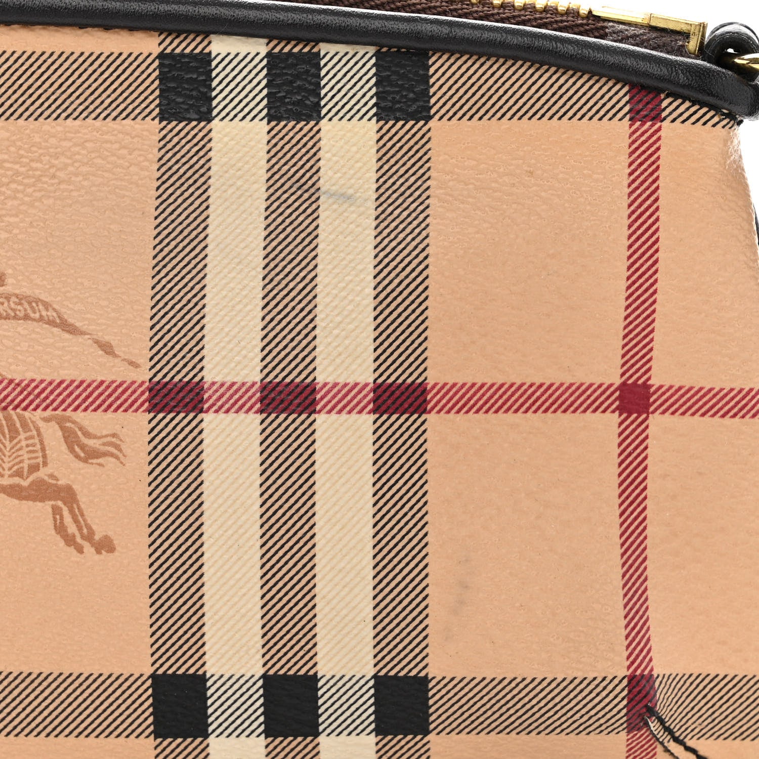 Burberry Haymarket Check Clara Pochette Chocolate 11 of 12