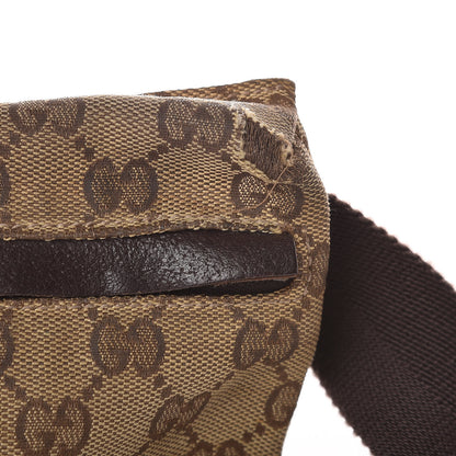 Gucci Monogram Web Belt Bag Dark Brown 14 of 18