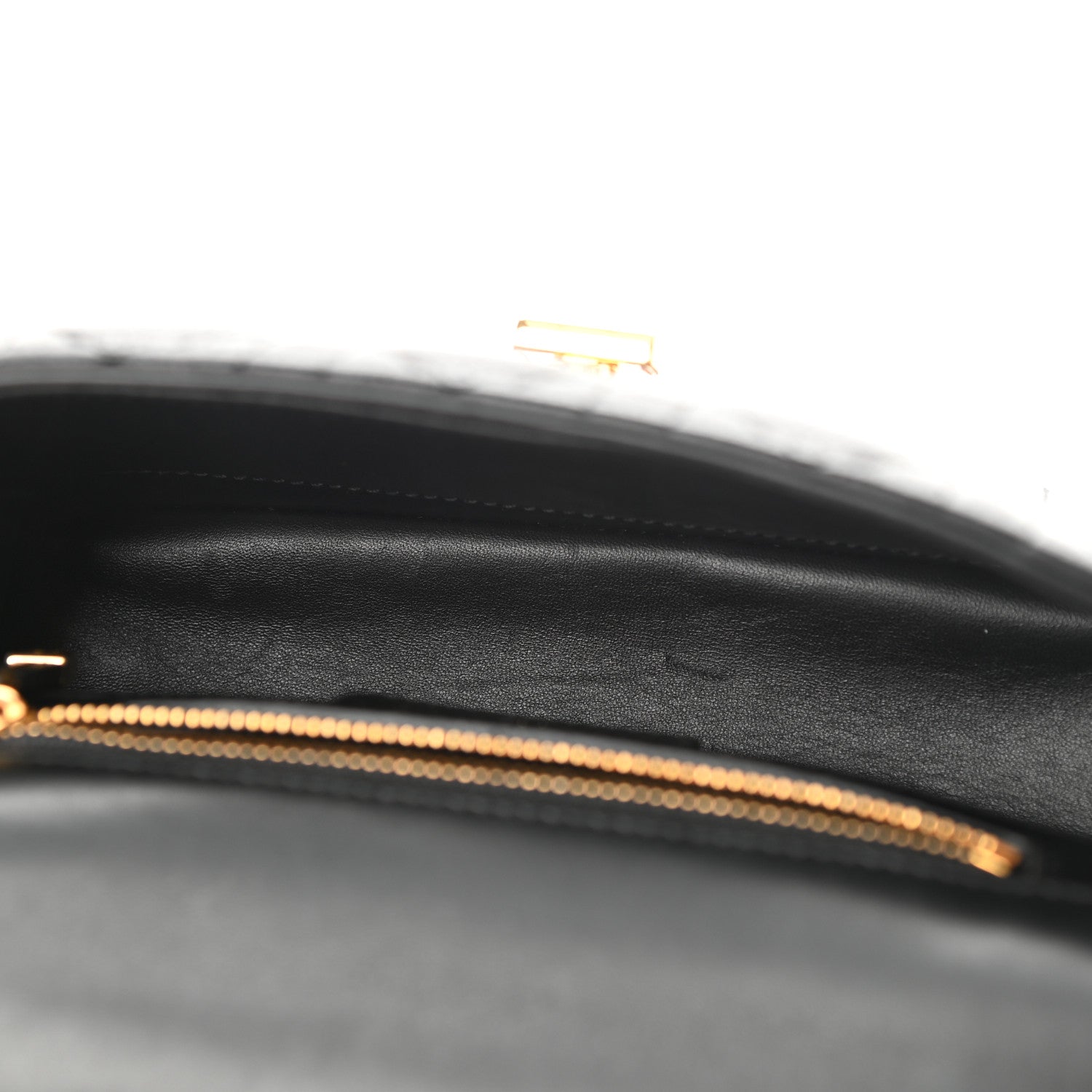 Christian Dior Calfskin Cannage Small Caro Bag Black 5 of 10