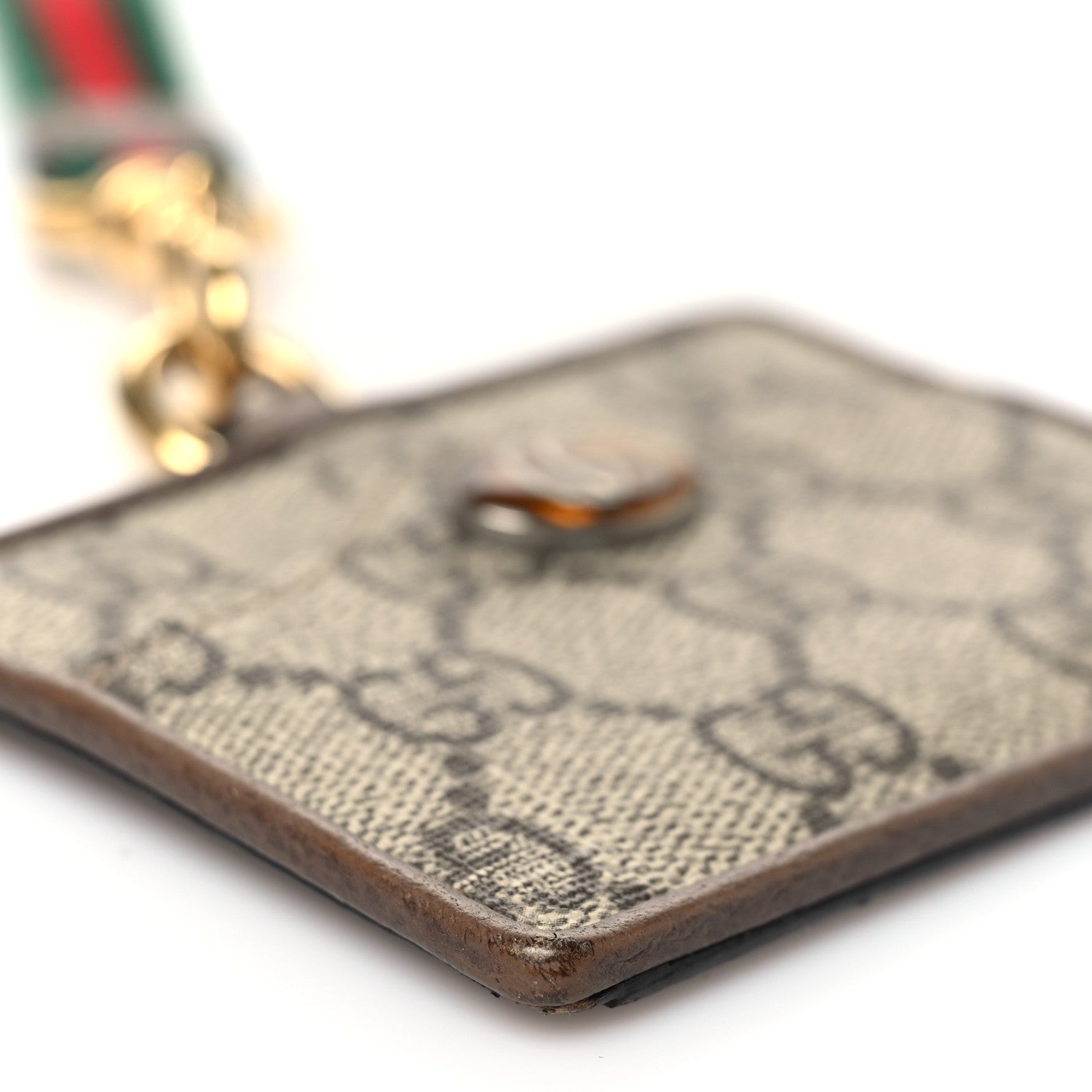Gucci GG Supreme Monogram Ophidia ID Holder Beige Ebony New Acero 8 of 9