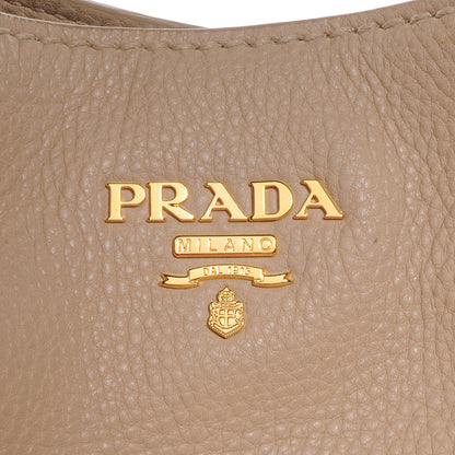 Prada Vitello Daino Hobo Sabbia 10 of 11