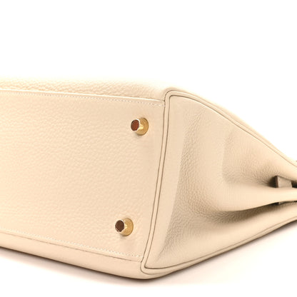 Hermes Togo Kelly Retourne 28 Craie 10 of 10
