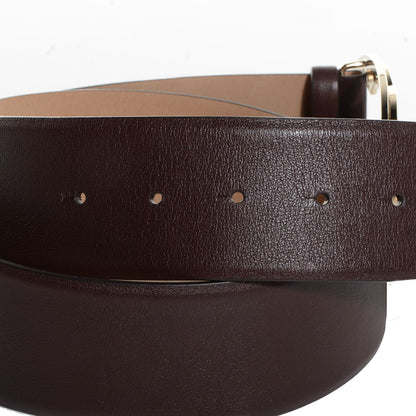 Chanel Calfskin CC Logo Belt 85 34 Brown 3 of 6