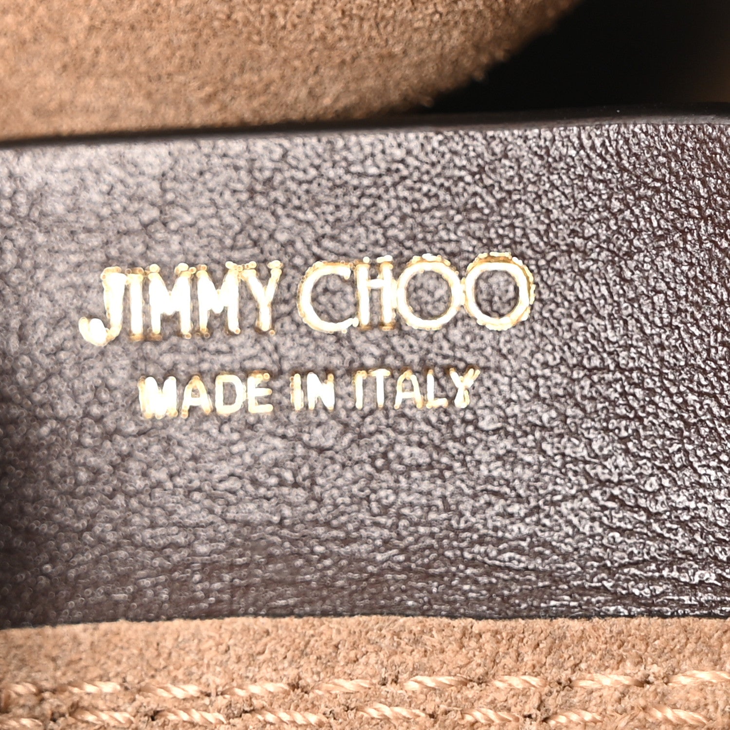 Jimmy Choo Calfskin Crocodile Embossed Small Diamond Hobo Chocolate 6 of 9