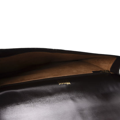 Delvaux Crocodile Envelope Clutch Brown 5 of 12