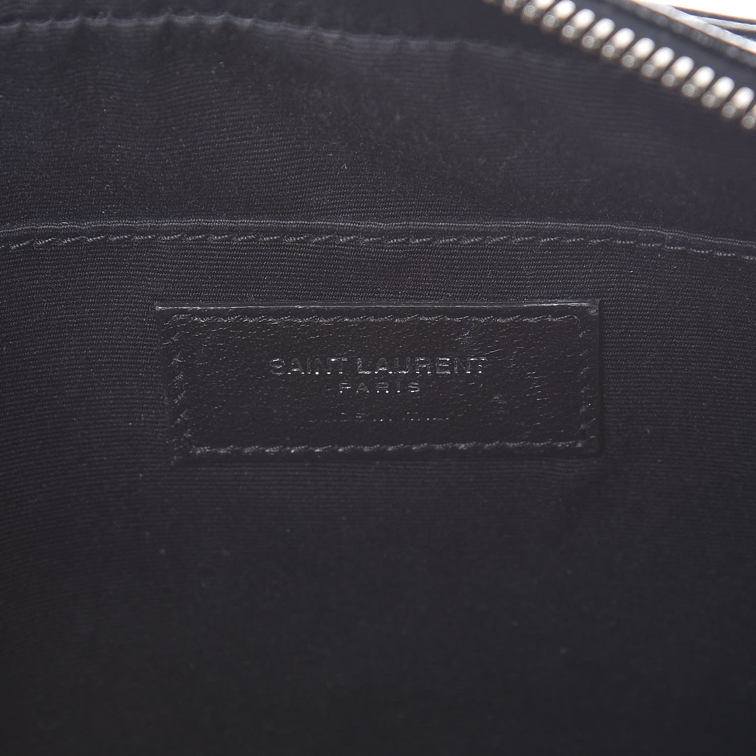 Saint Laurent Lambskin Monogram Small Lou Camera Bag Black 6 of 11