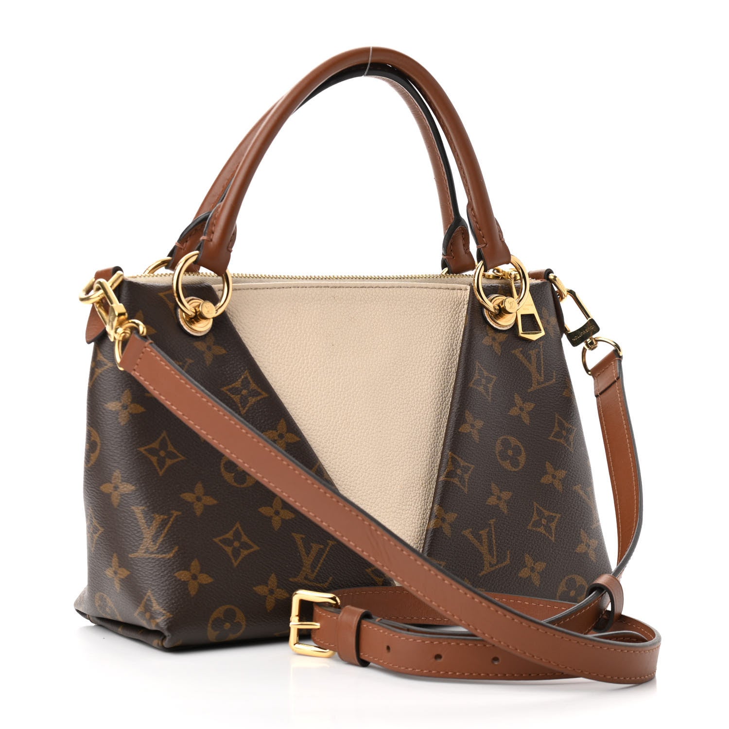 Louis Vuitton Monogram V Tote BB Creme 3 of 9
