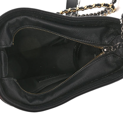 Chanel Patent Goatskin Quilted Small Gabrielle Hobo Black 5 of 11