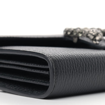 Gucci Calfskin Mini Dionysus Chain Wallet Black 8 of 12