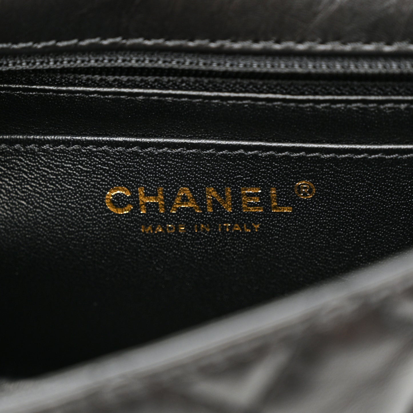 Aged Calfskin Quilted 2.55 Reissue Mini Flap Black