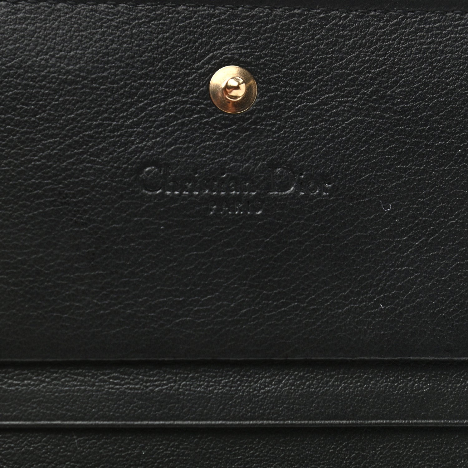 Christian Dior Calfskin Floral Wallet White Multicolor 6 of 9