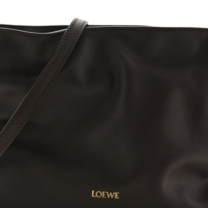 Loewe Calfskin Mini Flamenco Knot Clutch Chocolate 7 of 12