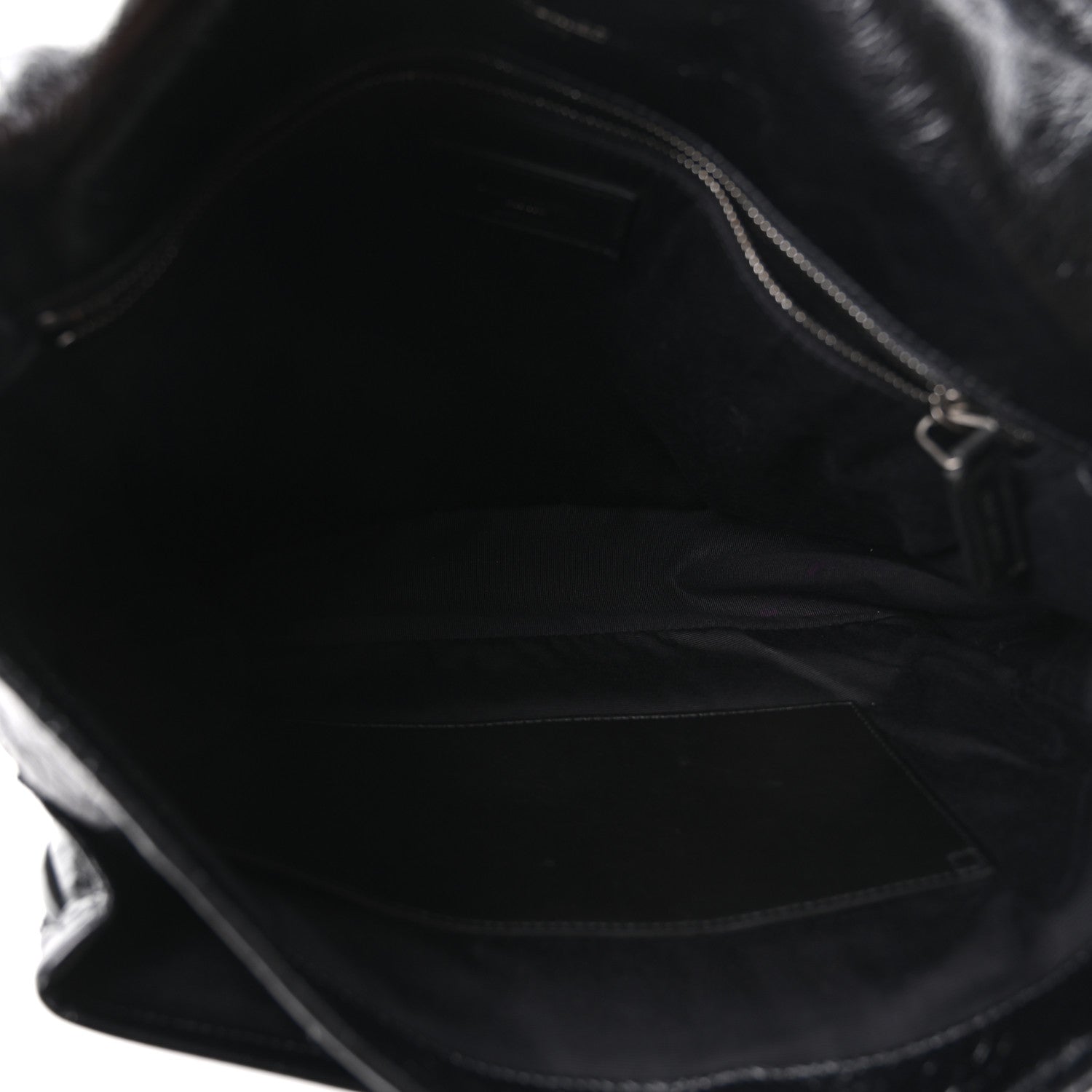 Saint Laurent Crinkled Calfskin Matelasse Monogram Large Niki Chain Satchel Black 5 of 10