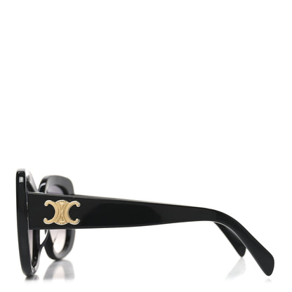 Celine Acetate Triomphe 01 Square Sunglasses CL 40226U Black 3 of 7