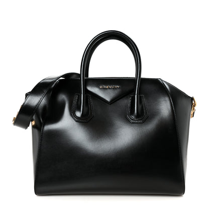 Givenchy Shiny Lord Calfskin Medium Antigona Black 1 of 9